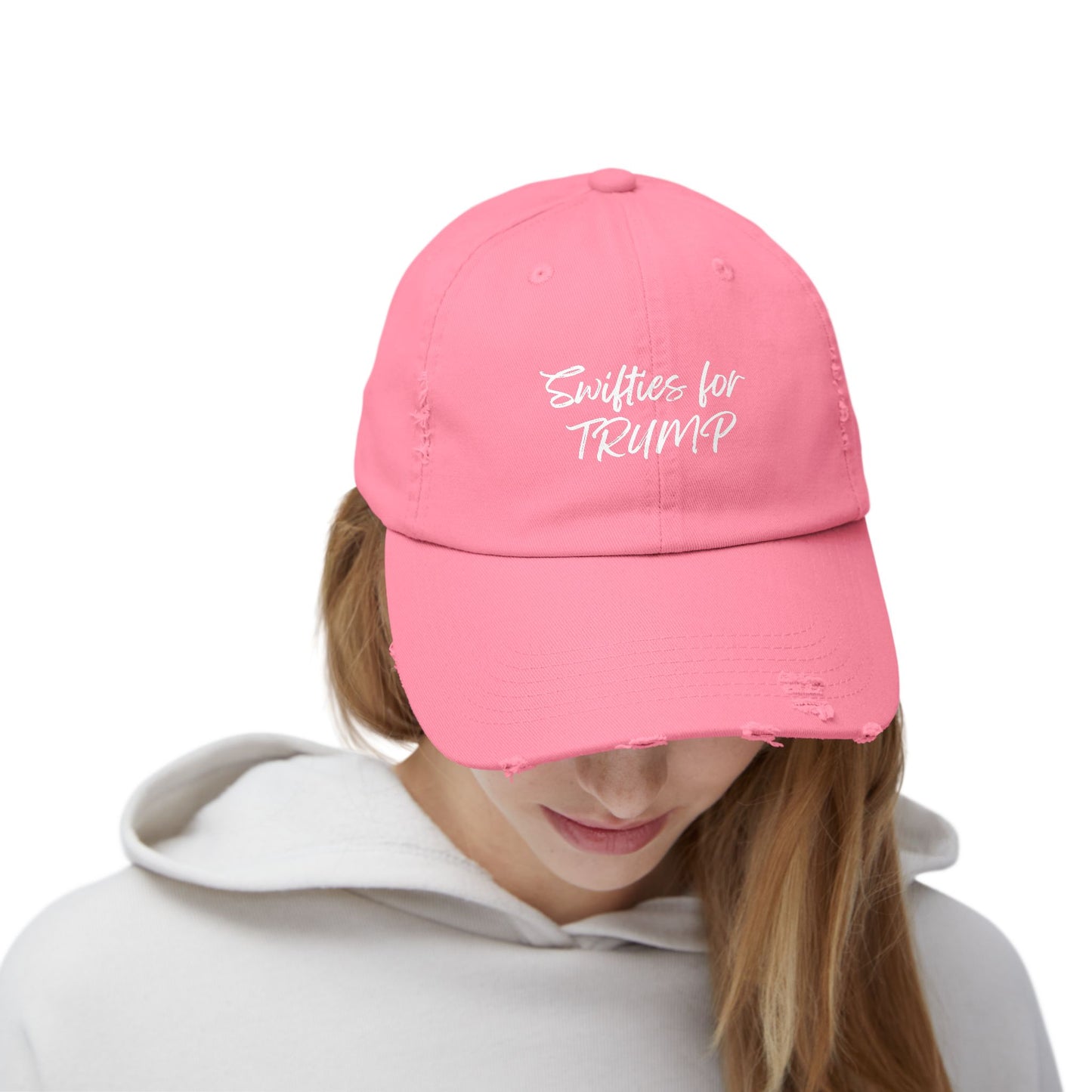 Swiftie for Trump Distressed Cap