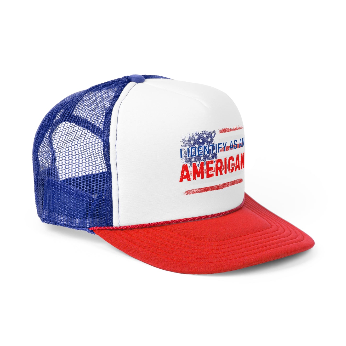 I Identify As An American Trucker Cap