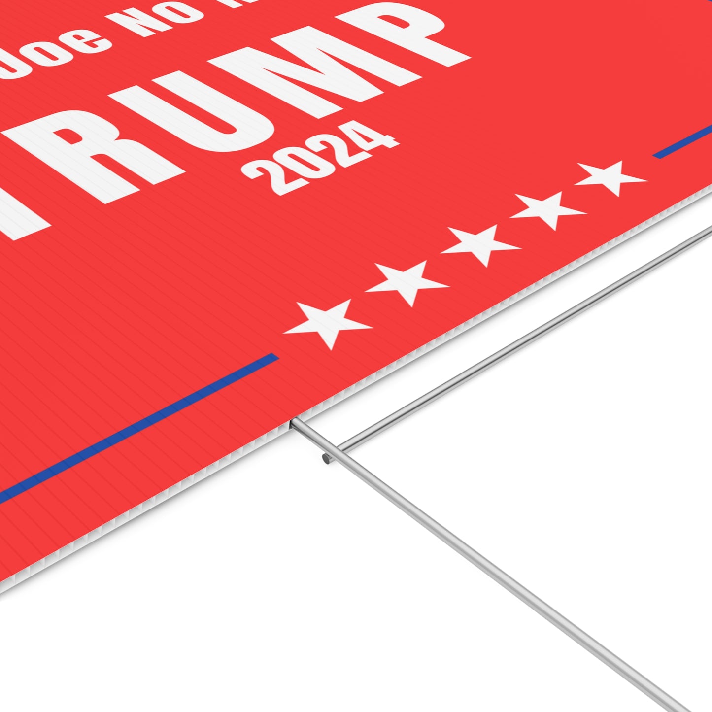 Slow Joe No More Trump 2024 Yard Sign 18" X 24"