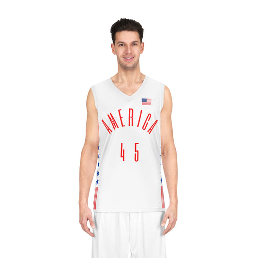 Limited Edition Trump Basketball Jersey #45