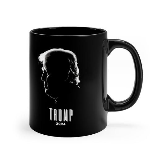 Trumpfather 11oz Black Ceramic Mug