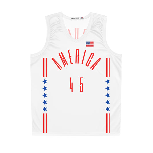 Limited Edition Trump Basketball Jersey #45